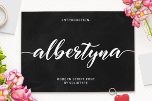 Albertyna: A Modern Script for Elegant Branding