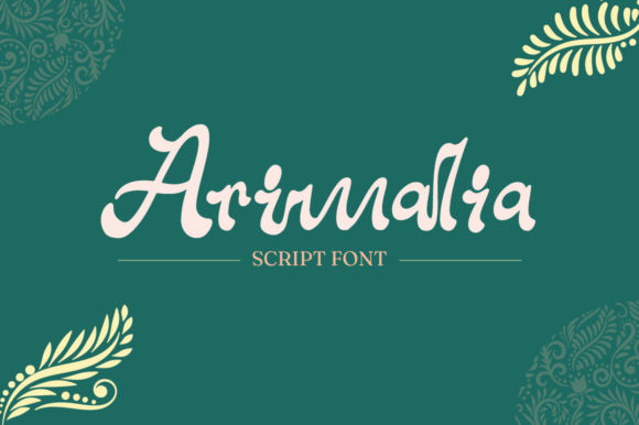Arimalia: Crafting Elegant Logotypes with a Modern Script Font