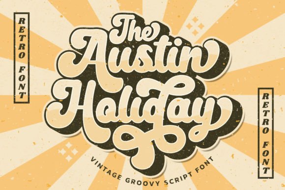 Austin Holiday: A Retro Script Font for Modern Projects