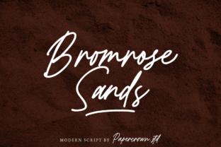 Bromrose Sands: The Flowing Script Font for Modern Projects