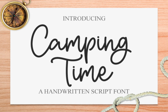 Camping Time: A Font That Dances With Your Ideas