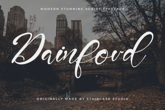 Dainford: A Flowing Script Font for Fresh, Modern Designs
