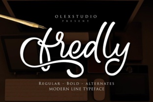 Fredly: A Fluid Handwritten Script for Modern Projects