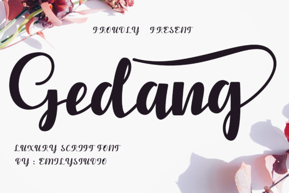 Gedang: A Bold Handwritten Font for Striking Designs