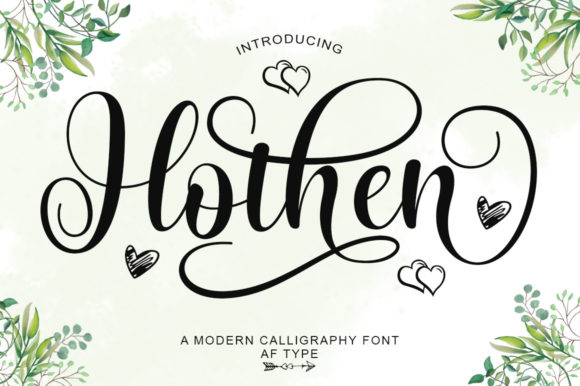 Hothen: A Script Font for Elegant, Contemporary Design
