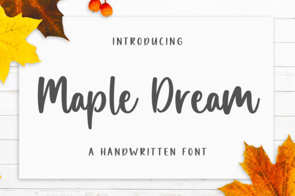 Maple Dream: A Creative Font for Authentic Branding