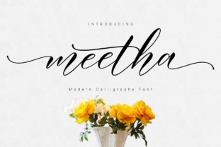 Meetha: The Modern Calligraphy Font That Dances on Your Designs