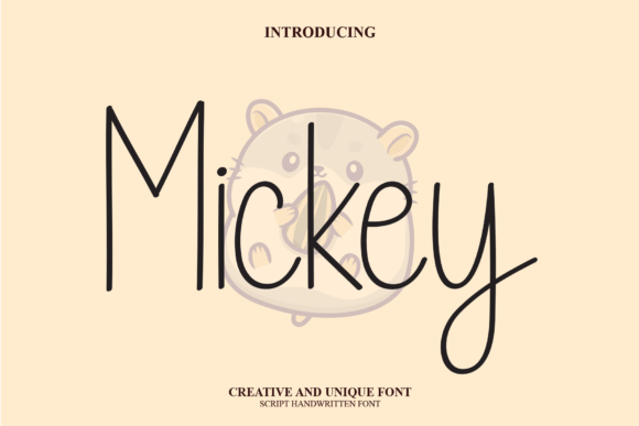 Mickey: The Sweet Script Font for Romantic Branding