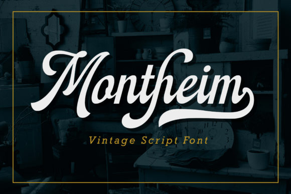 Montheim: A Vintage Script for Timeless Design