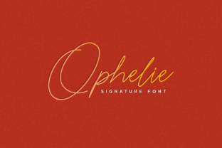 Ophelie: A Romantic Script Font for Meaningful Design
