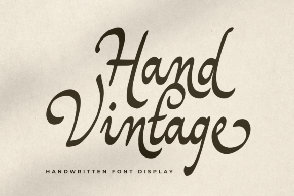 Rediscovering Charm: The Hand Vintage Typeface