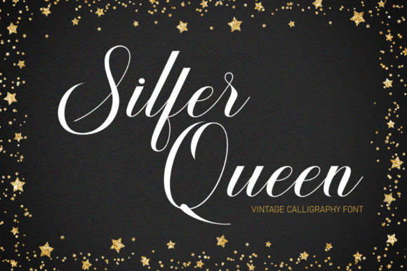 Silfer Queen: A Vintage Calligraphy Font for Modern Elegance