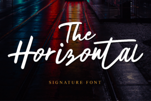 The Horizontal: A Script Font That Captures Effortless Motion